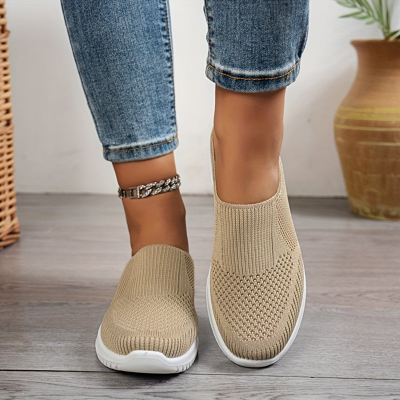Orthopedic Women’s Breathable Slip-On Mesh Mules – Closed-Toe Walking Shoes