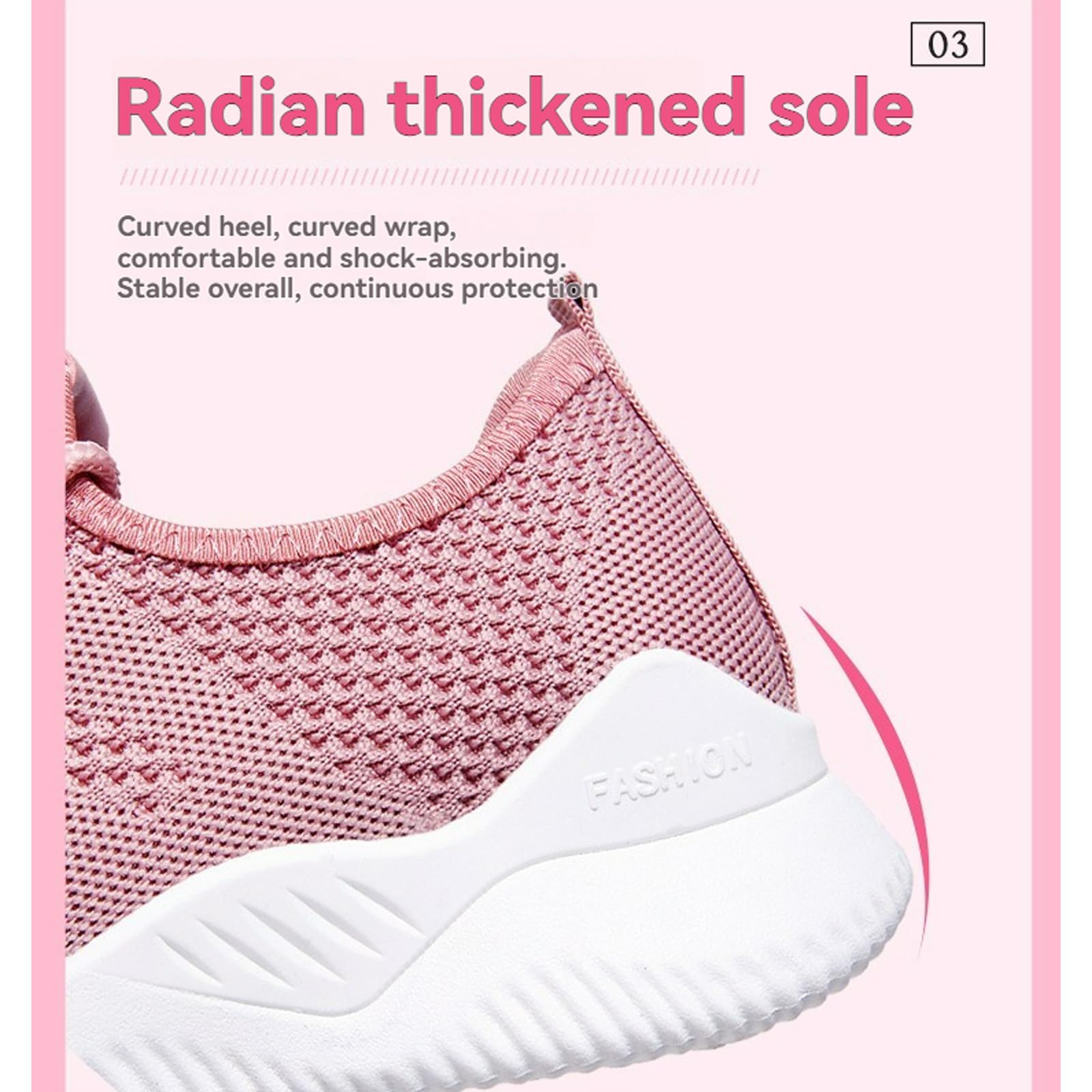 Orthopedic Women's Casual Slip-On Sneakers Lightweight Walking Running Shoes