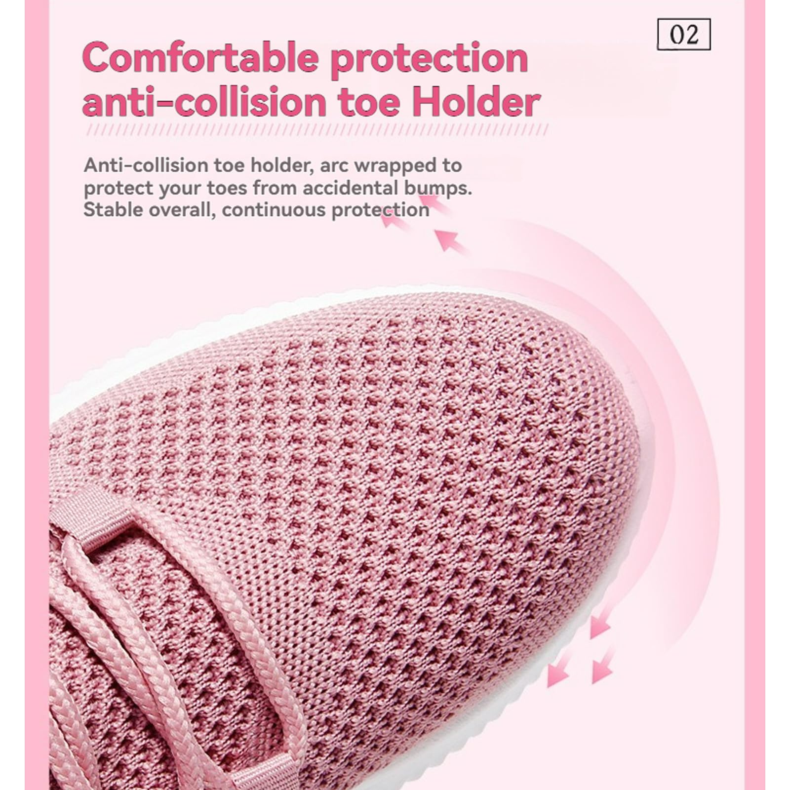 Orthopedic Women's Casual Slip-On Sneakers Lightweight Walking Running Shoes