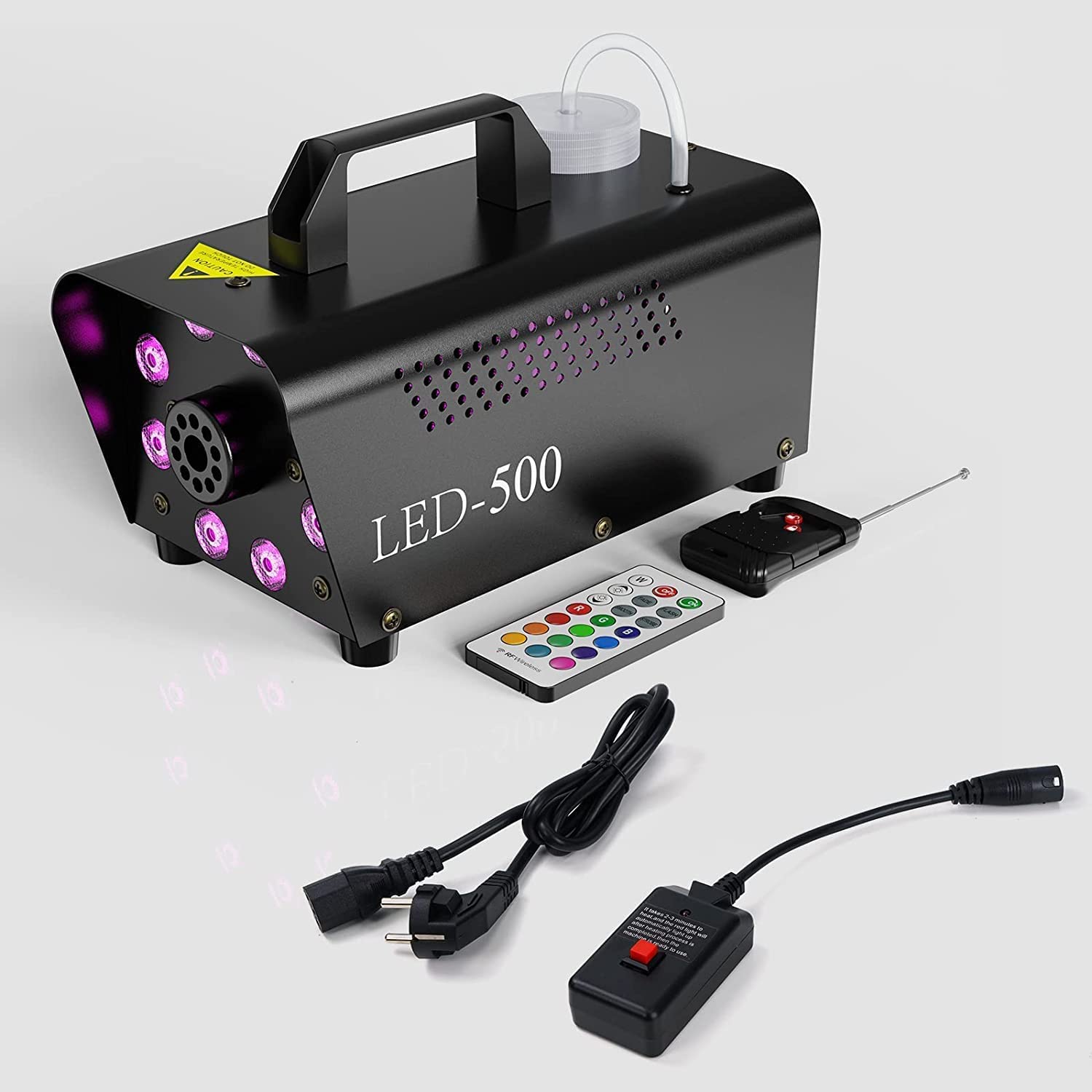 Fog Machine, Smoke Machine with 13 Colorful LED Lights