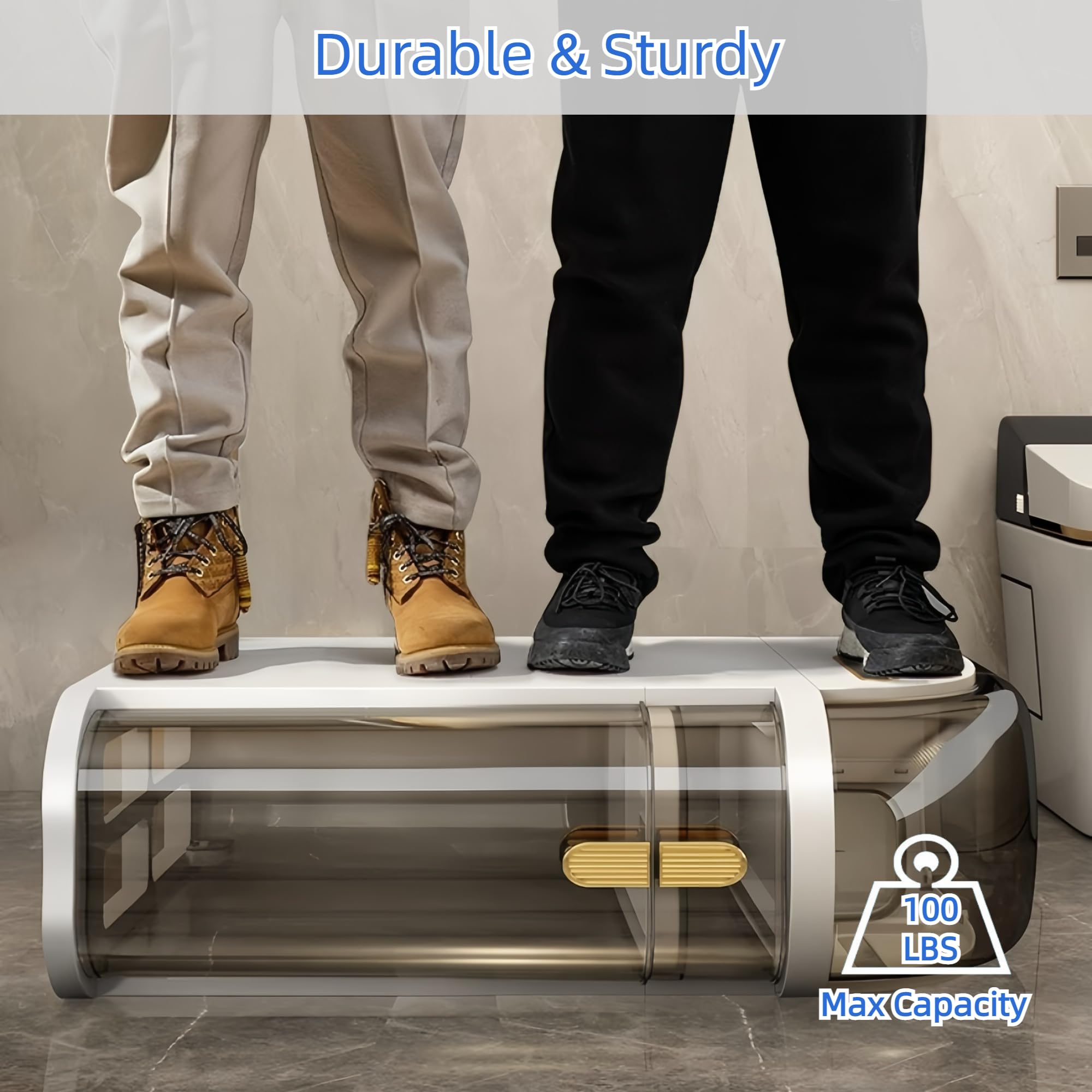 2/3/4-Tiers Slim Bathroom Storage Cabinet