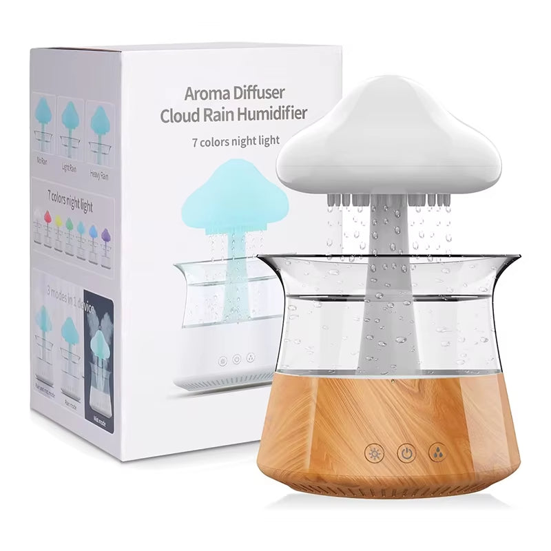 Rain Humidifier With Water Drip For Bedroom