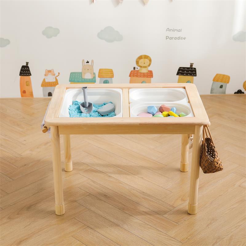 Wooden Sensory Table for Kids