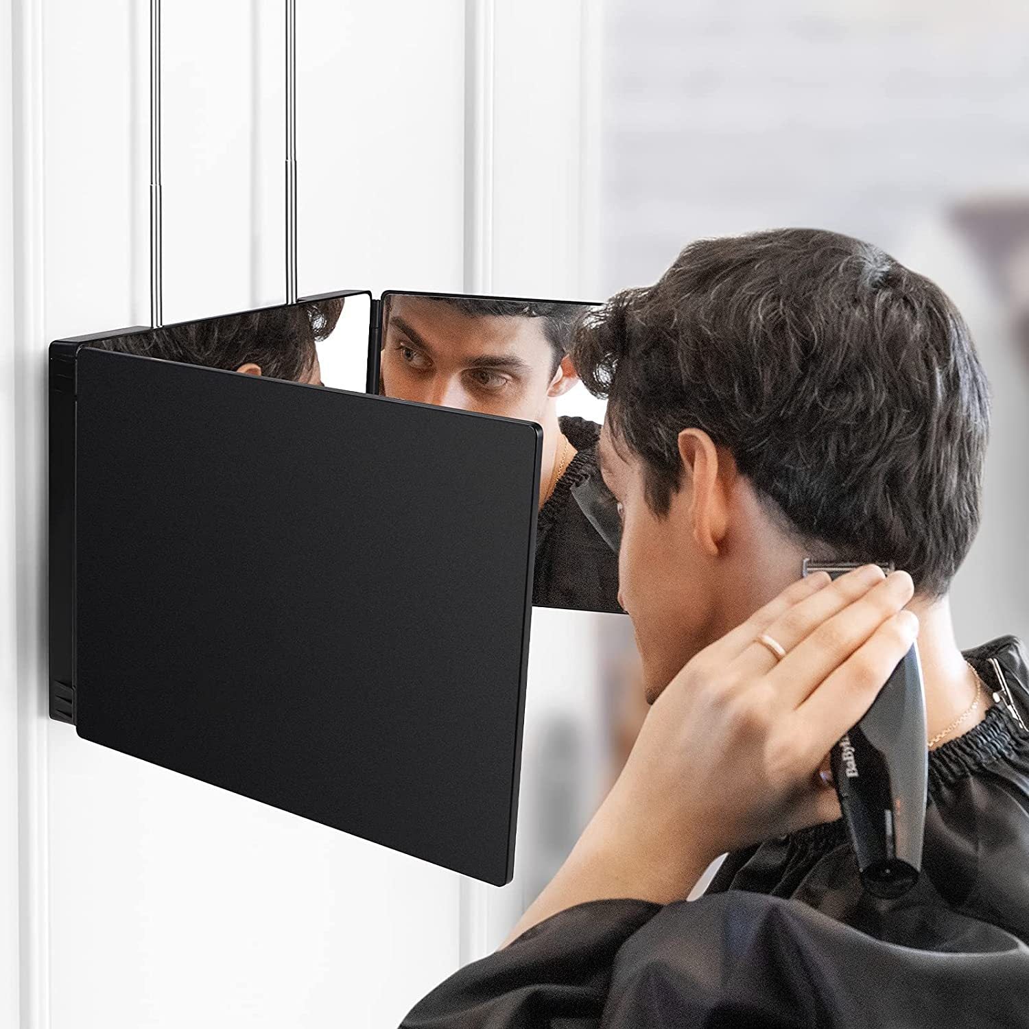 3-Way Self Hair Cutting Mirror Without LED