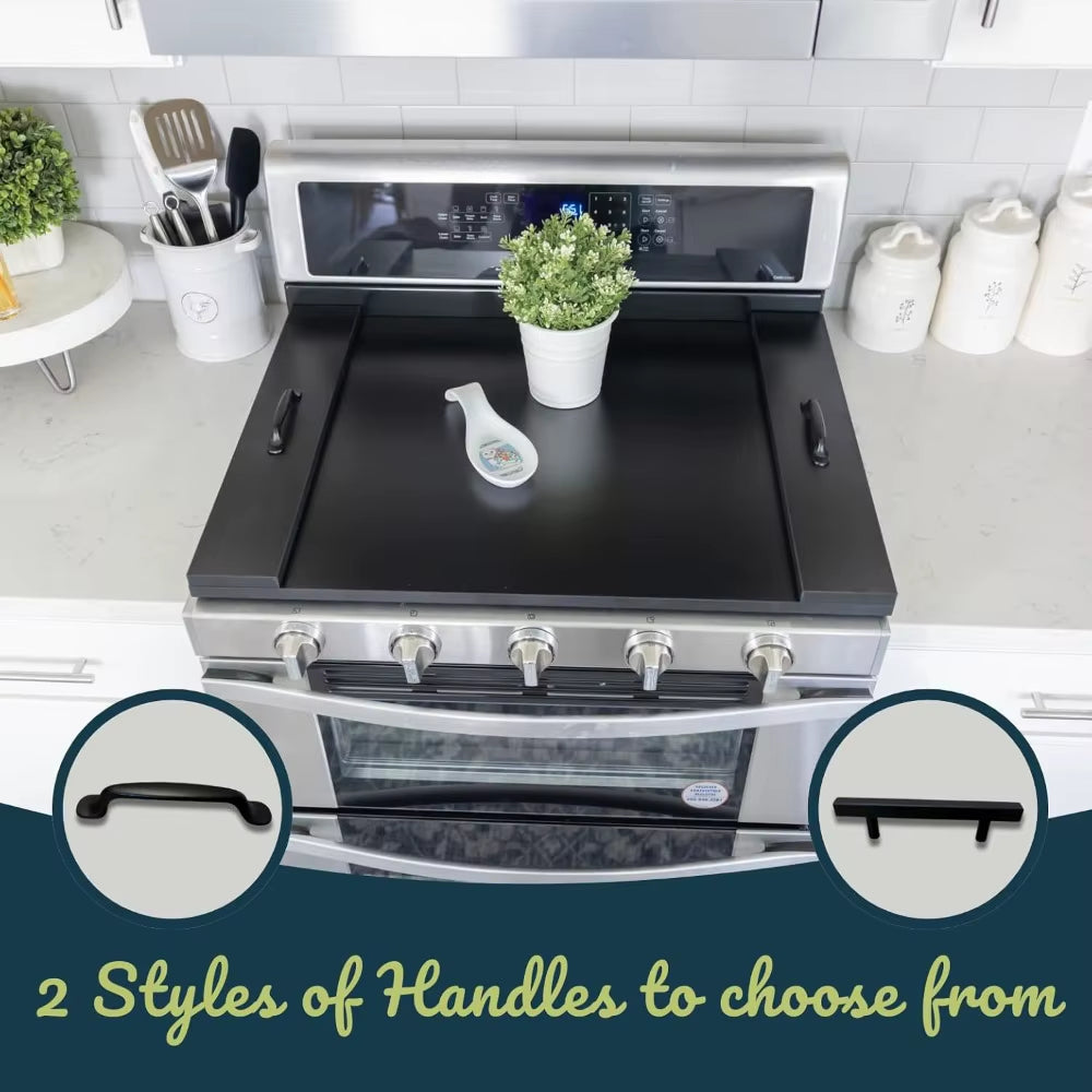 Noodle Board Stove Covers with Handles