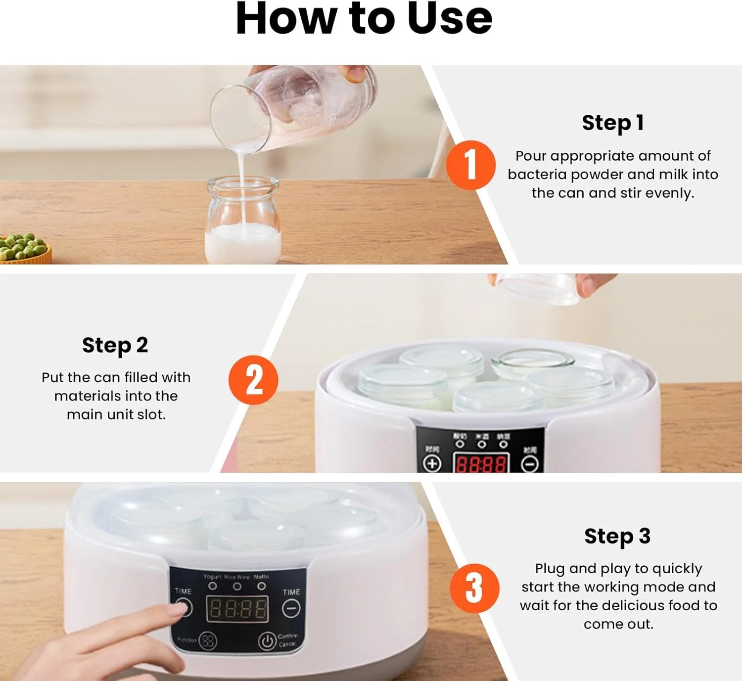 Yogurt Maker Machine with Jars