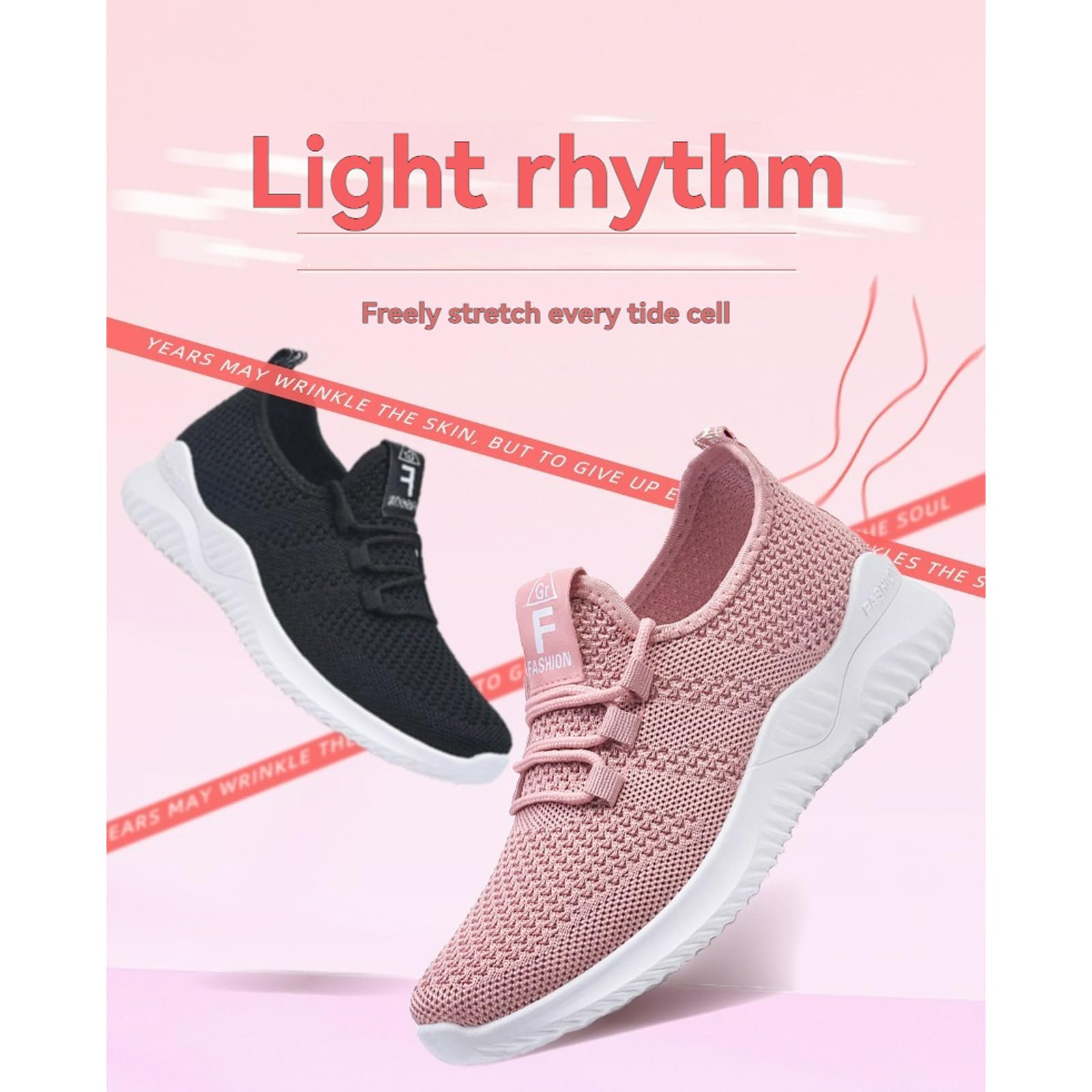 Orthopedic Women's Casual Slip-On Sneakers Lightweight Walking Running Shoes