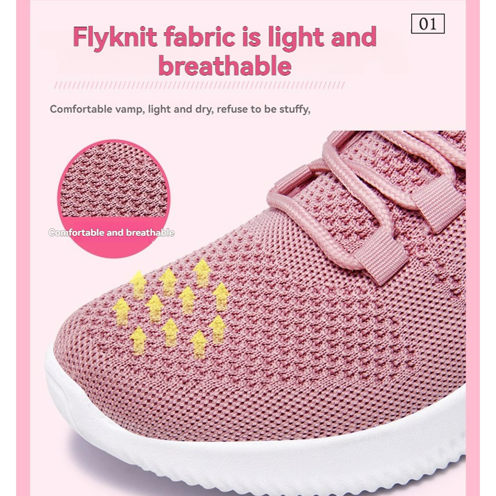 Orthopedic Women's Casual Slip-On Sneakers Lightweight Walking Running Shoes