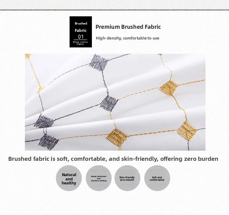 2 Counts Soft Comfortable Geometric Pattern Pillow