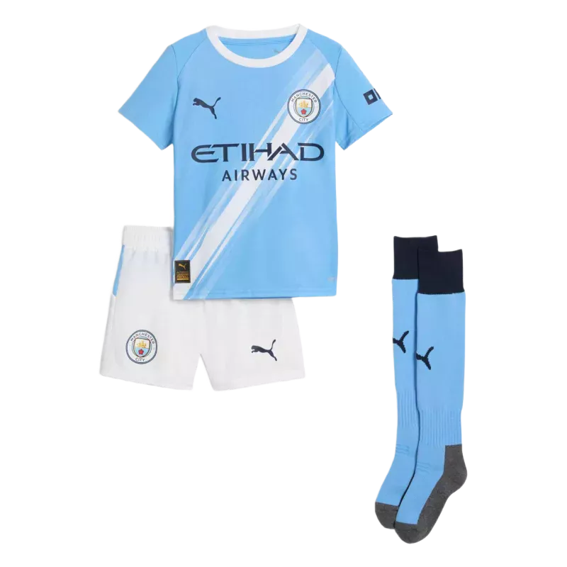 25/26 Kids Man City Home Kit
