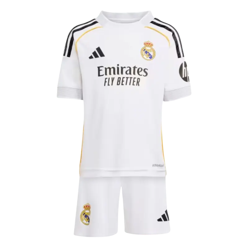 25/26 Kids Real Madrid Home Kit