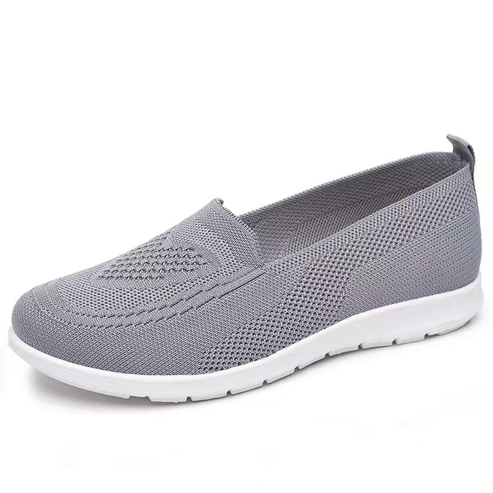 Orthopedic Women’s Slip-On Sneakers – Breathable Lightweight Casual Shoes