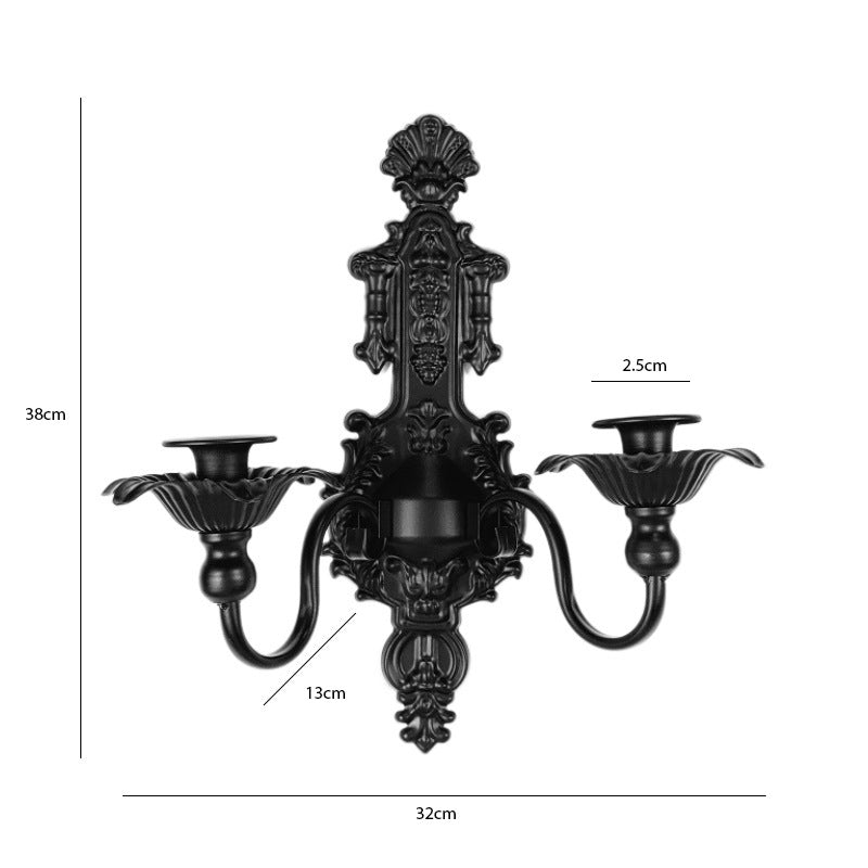 Metal Wall Stick Candle Sconces Gothic Candle Holders