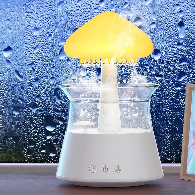Rain Humidifier With Water Drip For Bedroom