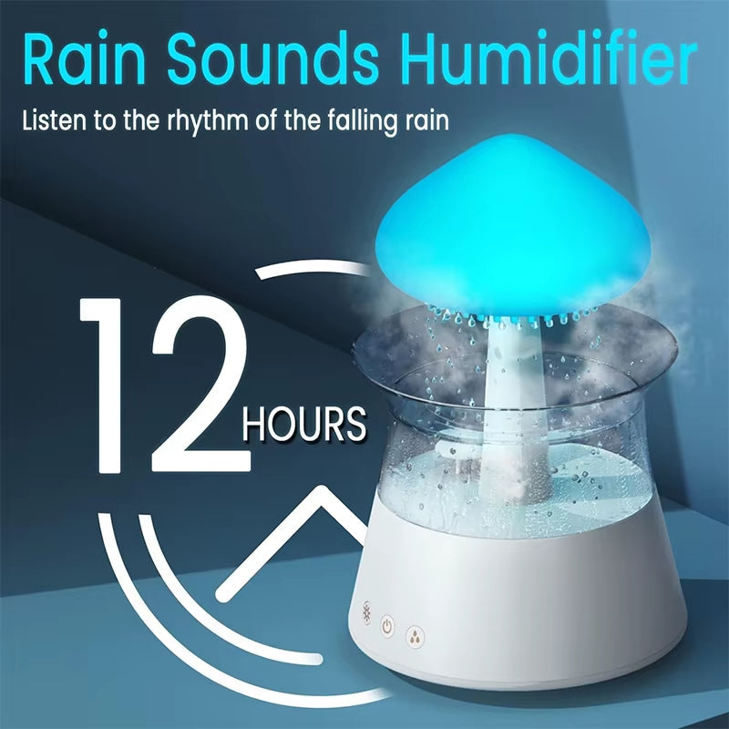 Rain Humidifier With Water Drip For Bedroom