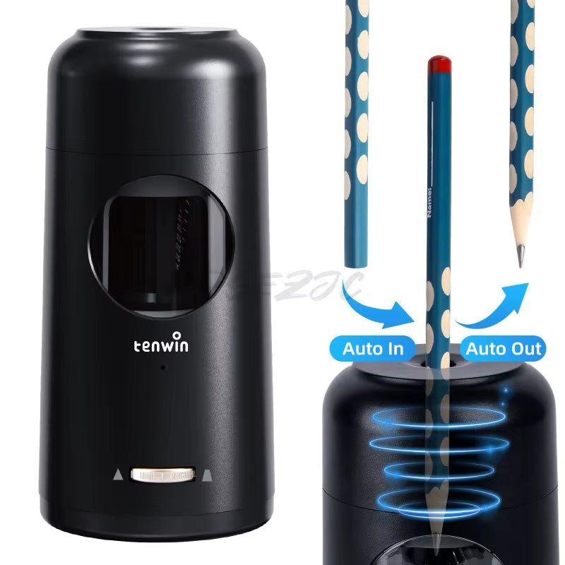 Back To School With Hands-Free Electric Pencil Sharpener