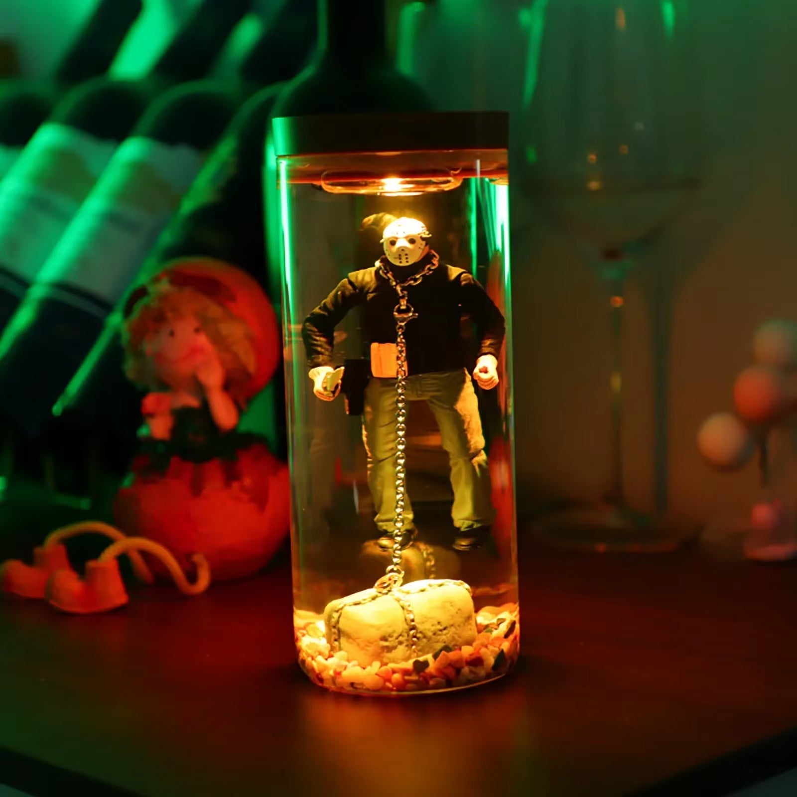 Horror Movie Decor Water Column Lamp For Halloween