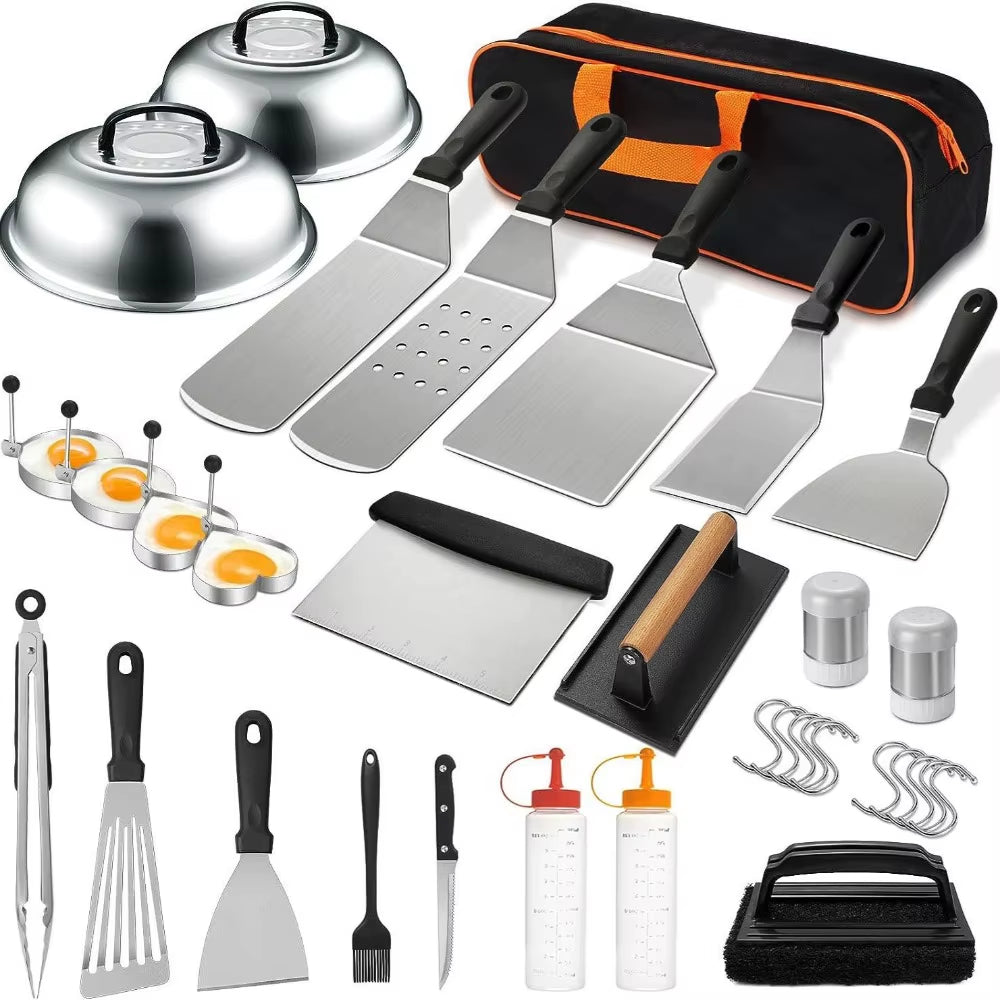 34Pcs Flat Top Grill Accessories Set for Blackstone and Camp Chef